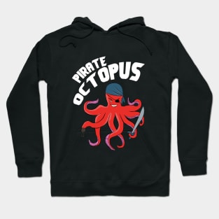 Illustration pirate octopus Hoodie